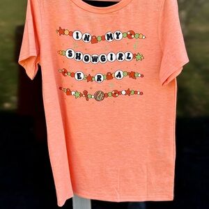 Girls' Peach Graphic Tee - Showgirl Extra